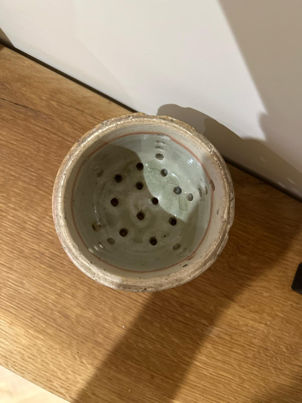 vintage French cheese strainer farmhouse