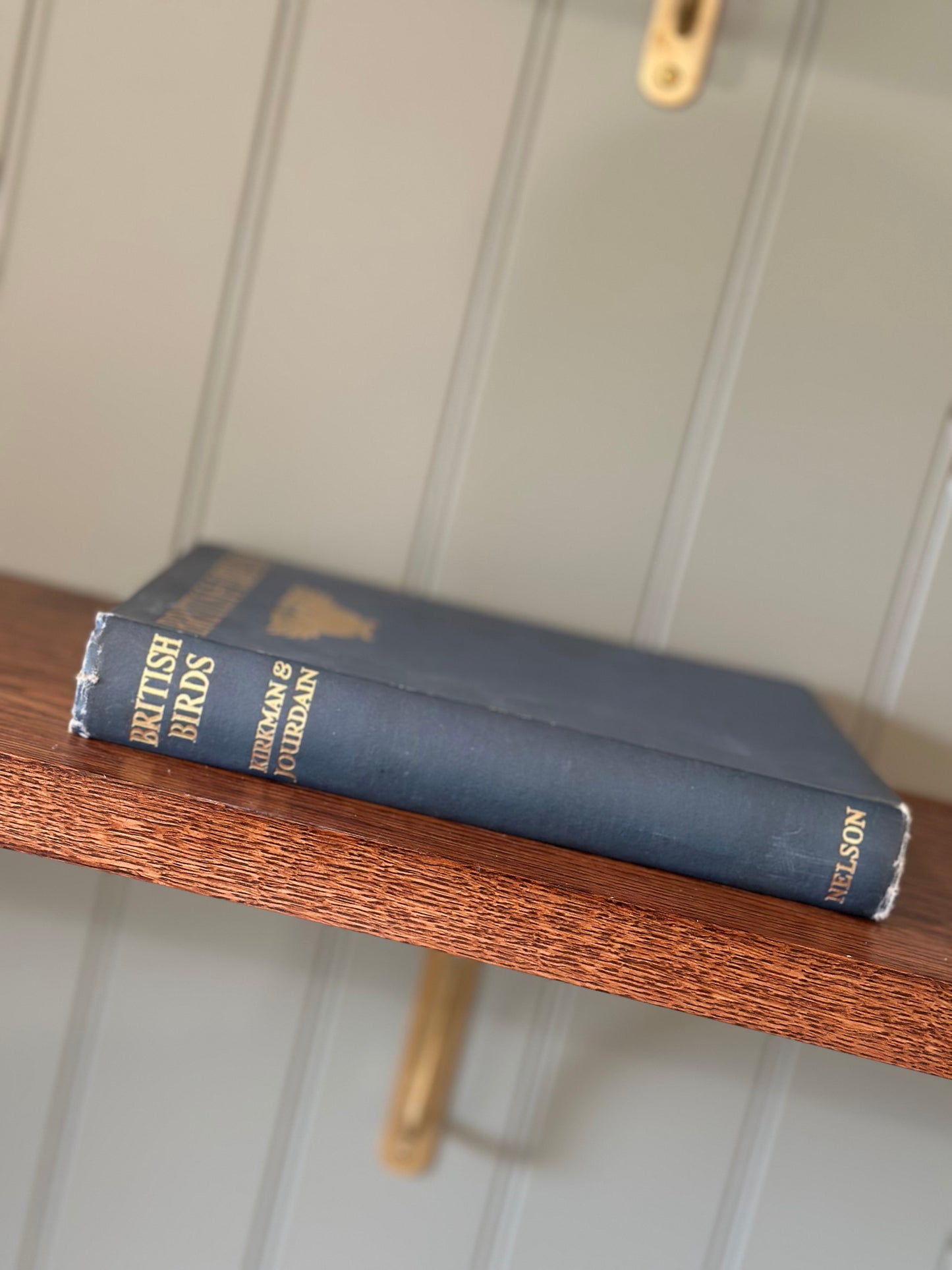 Vintage British birds coffee table styling book