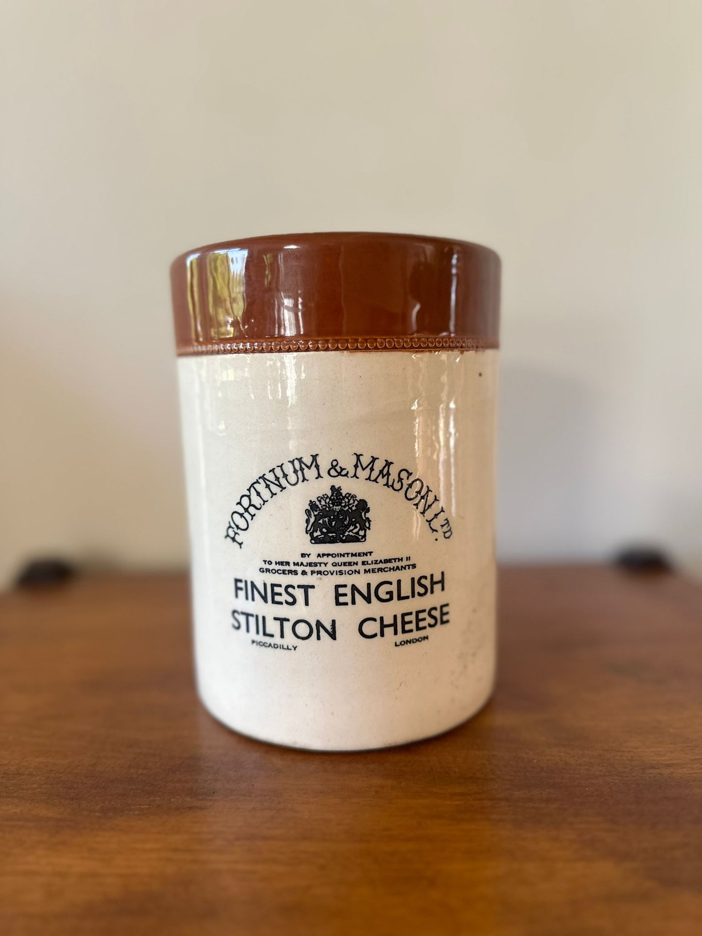 fortnum & Mason large biscuit jar vintage