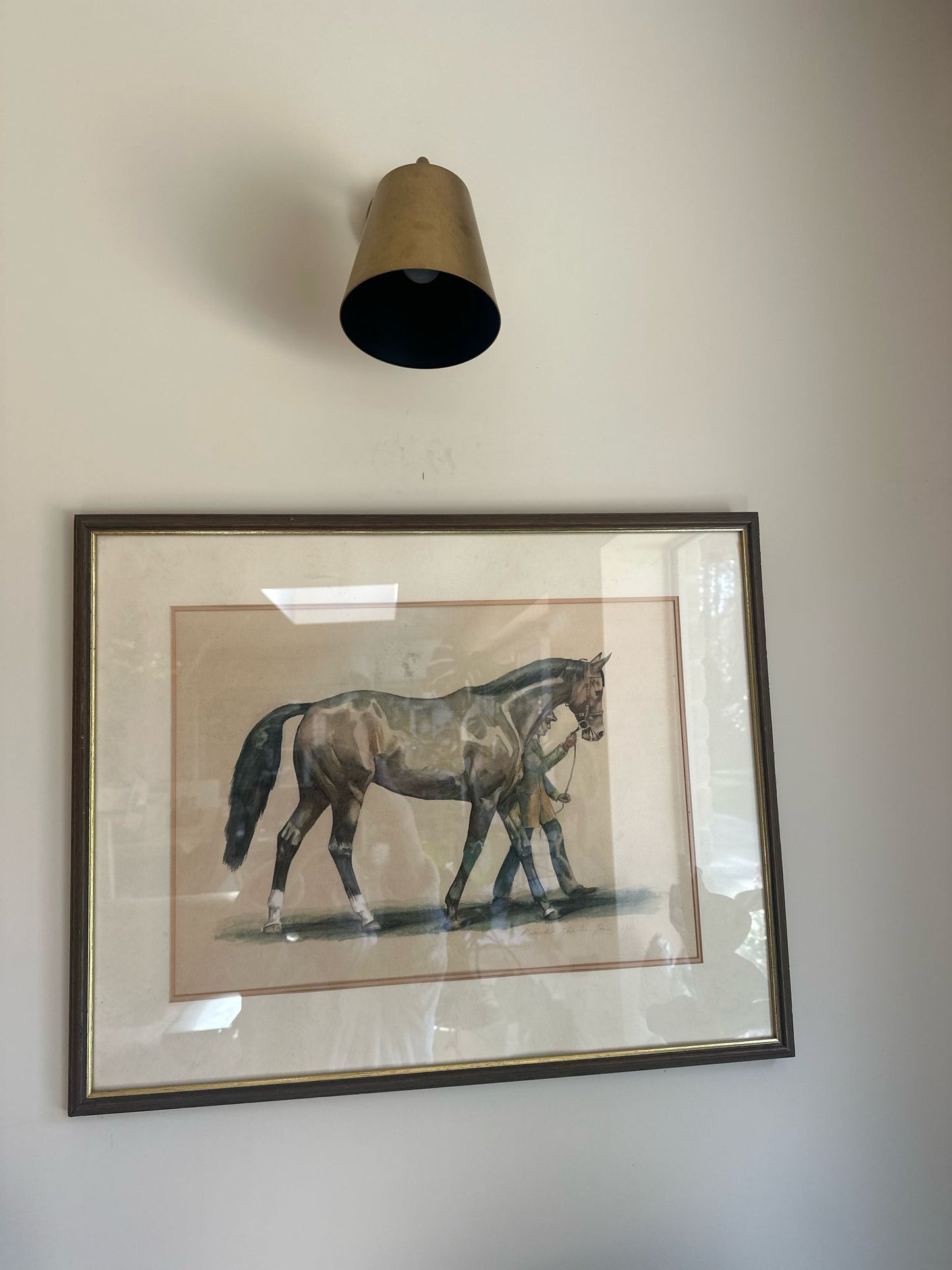 genuine water colour signed / dated / framed