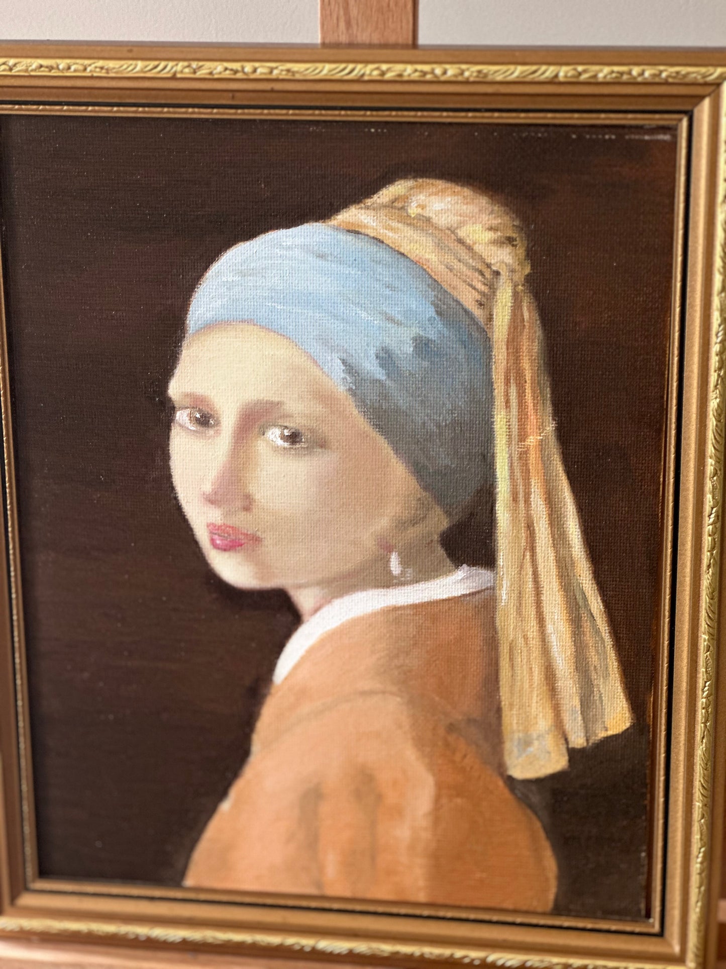 Vintage student piece painting - perfect for styling
