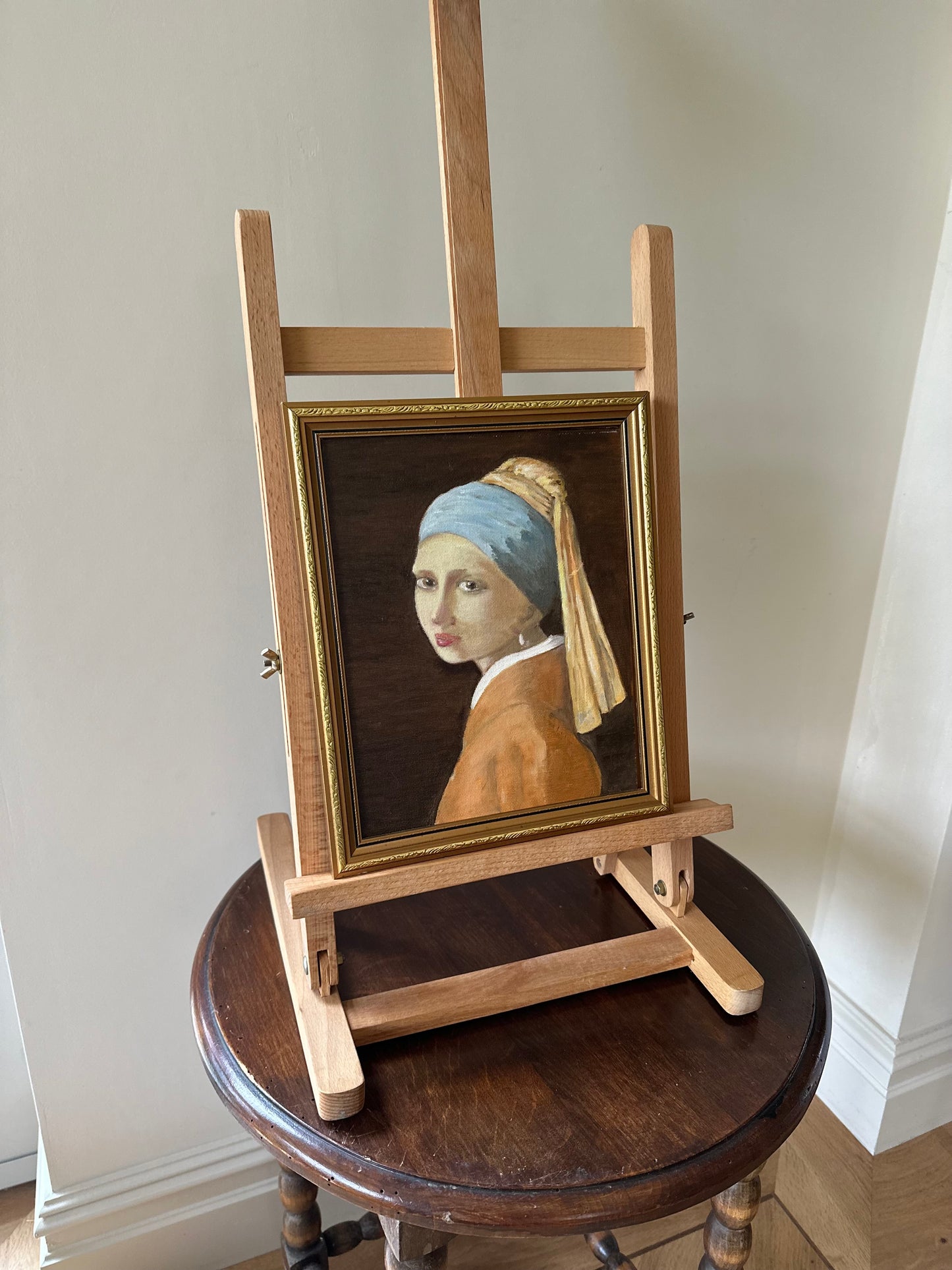 Vintage student piece painting - perfect for styling