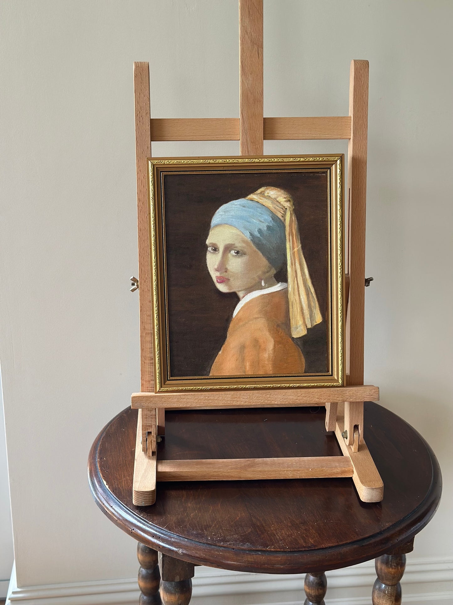 Vintage student piece painting - perfect for styling