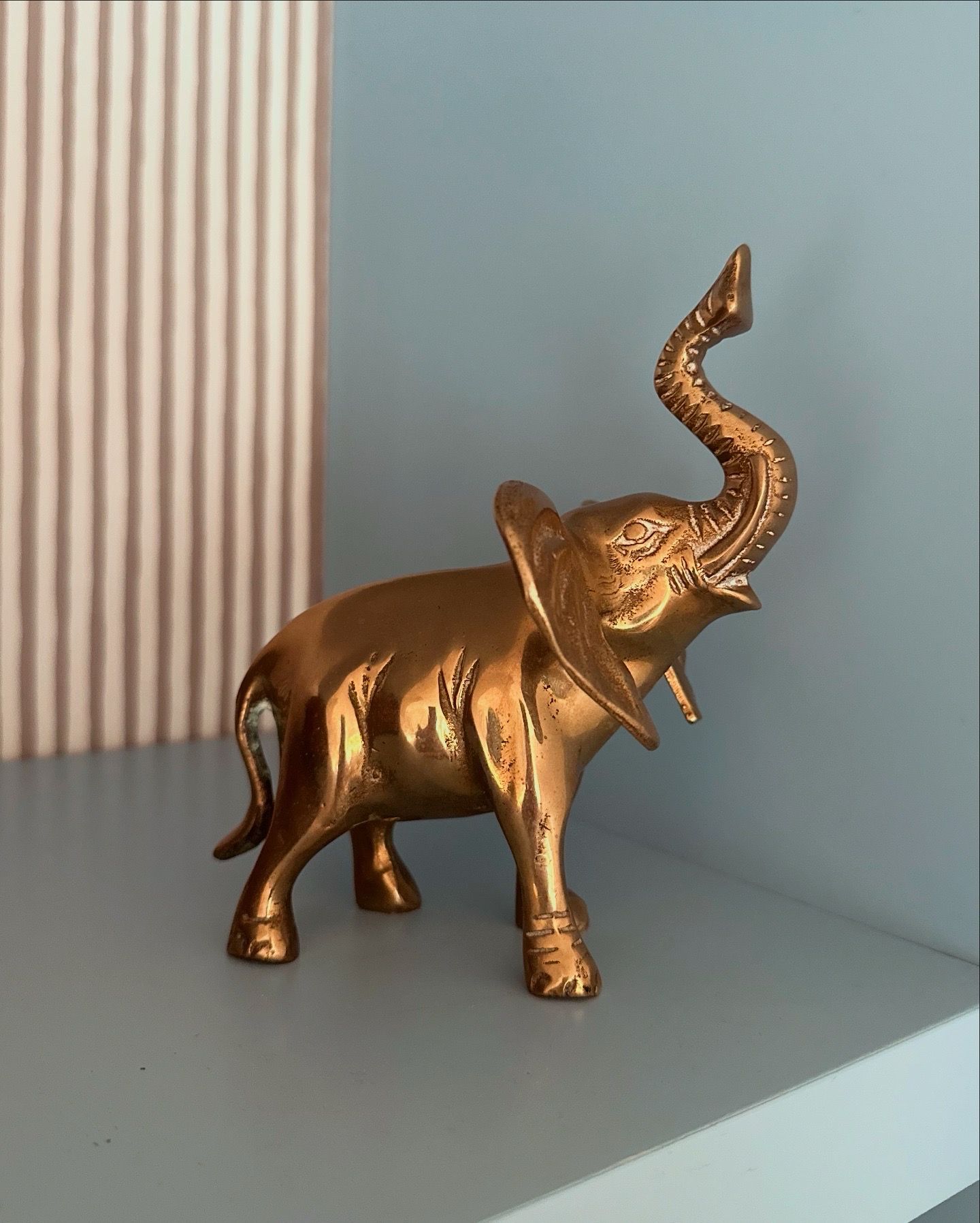 brass elephant vintage ornament vintage