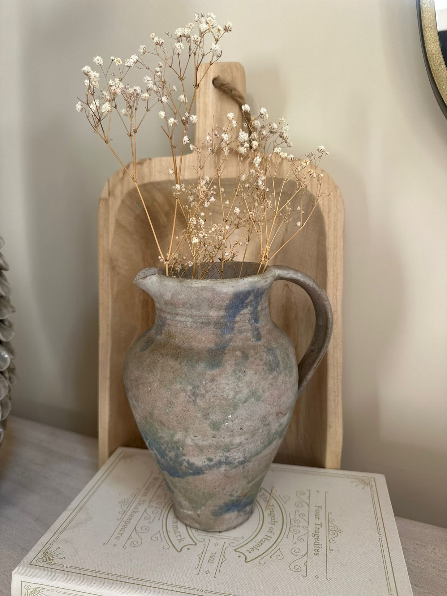 vintage French jug vase medium size