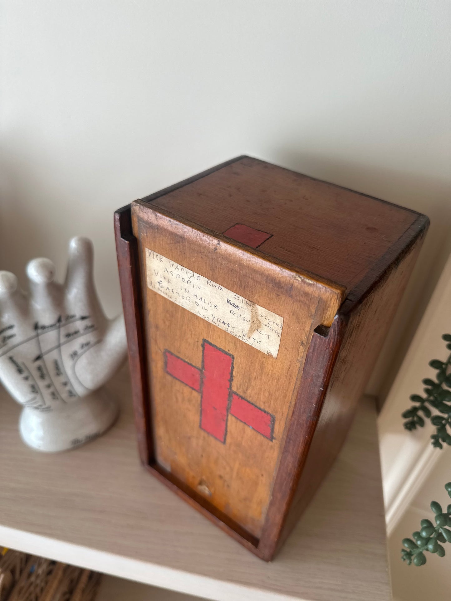 British Red Cross vintage medical box