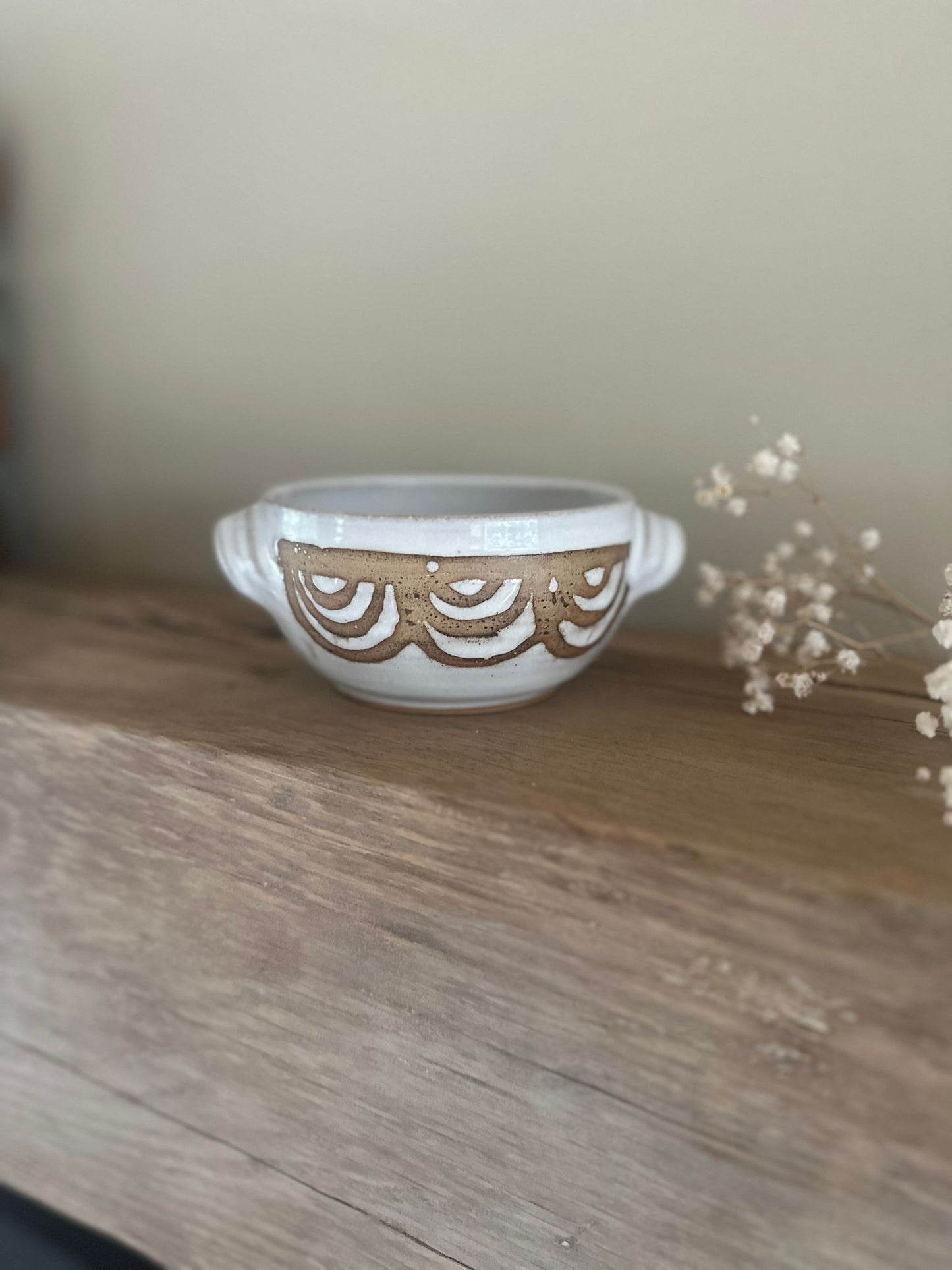 Studio pottery bowl