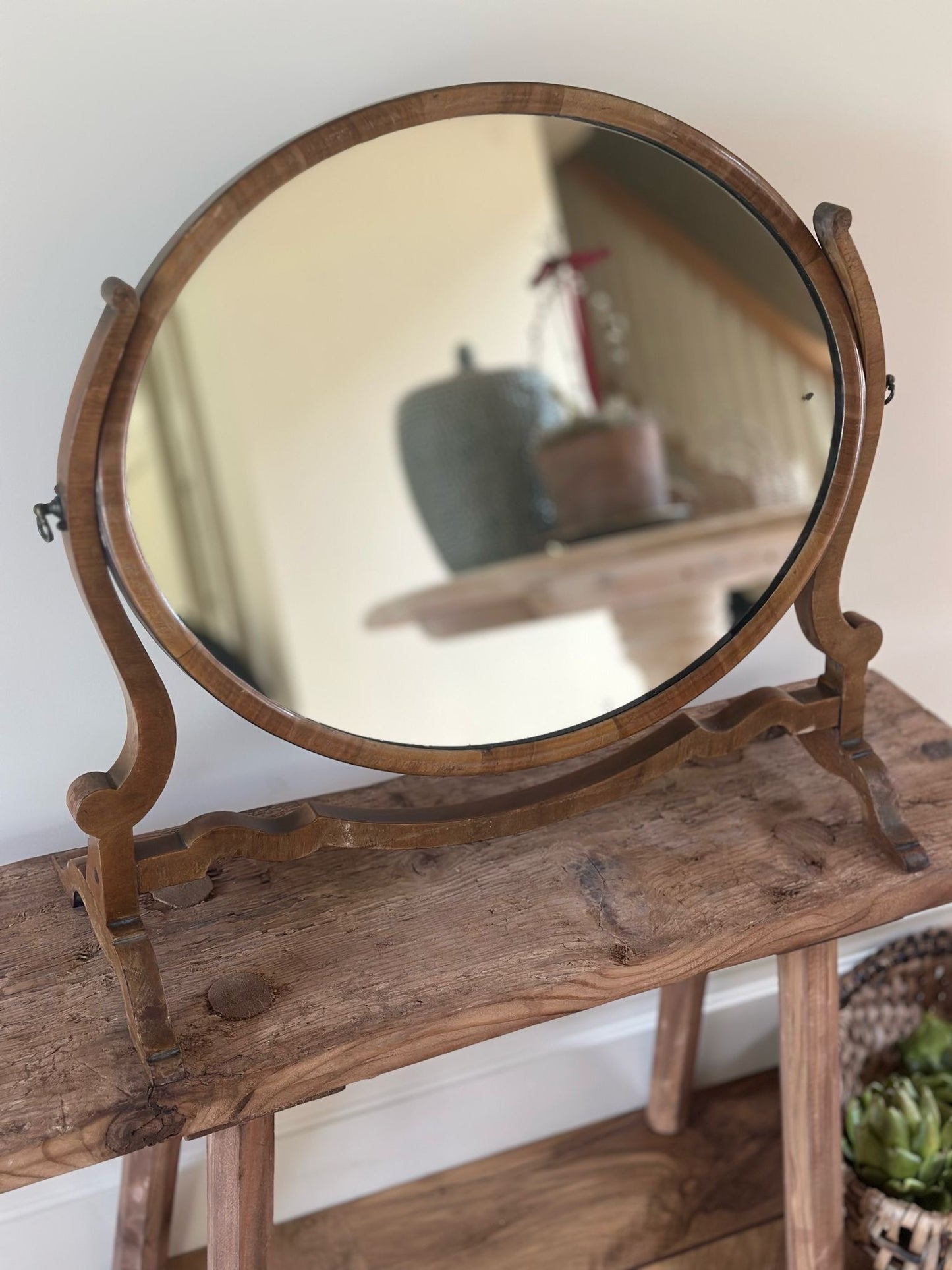 Victorian skeleton dressing table mirror πͺ