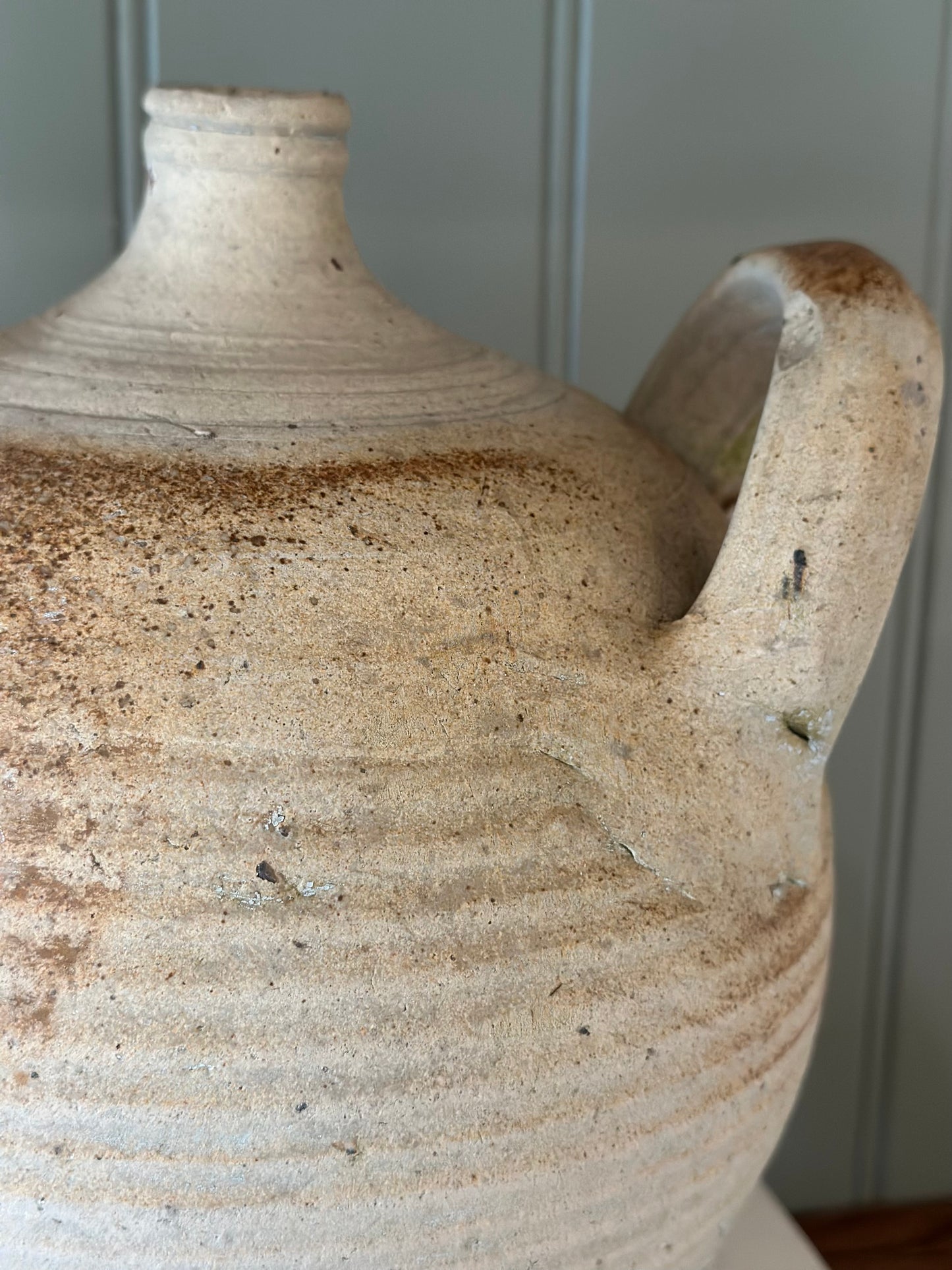 Medium French oil pot double handle