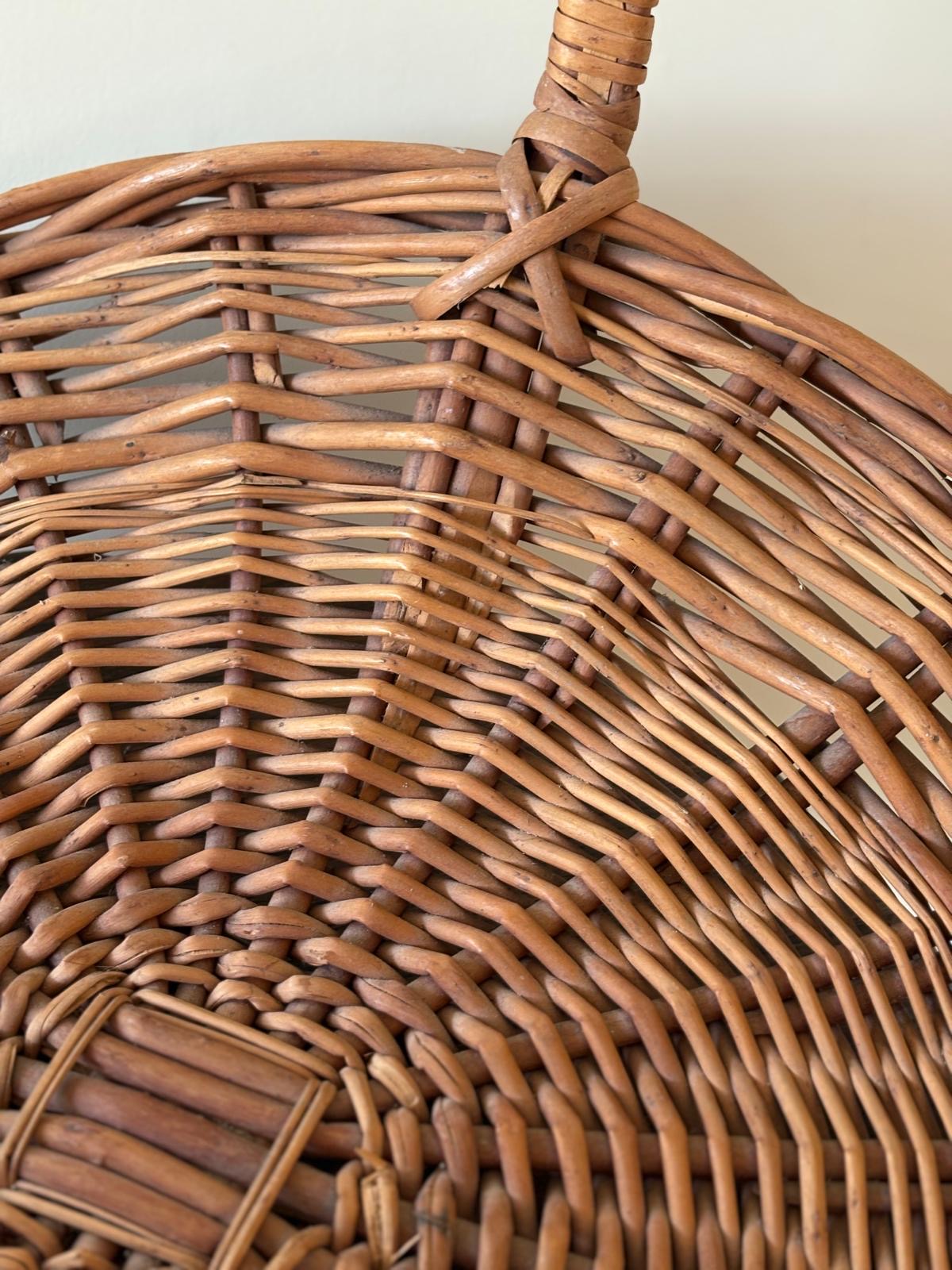 Flower trug forage basket vintage large