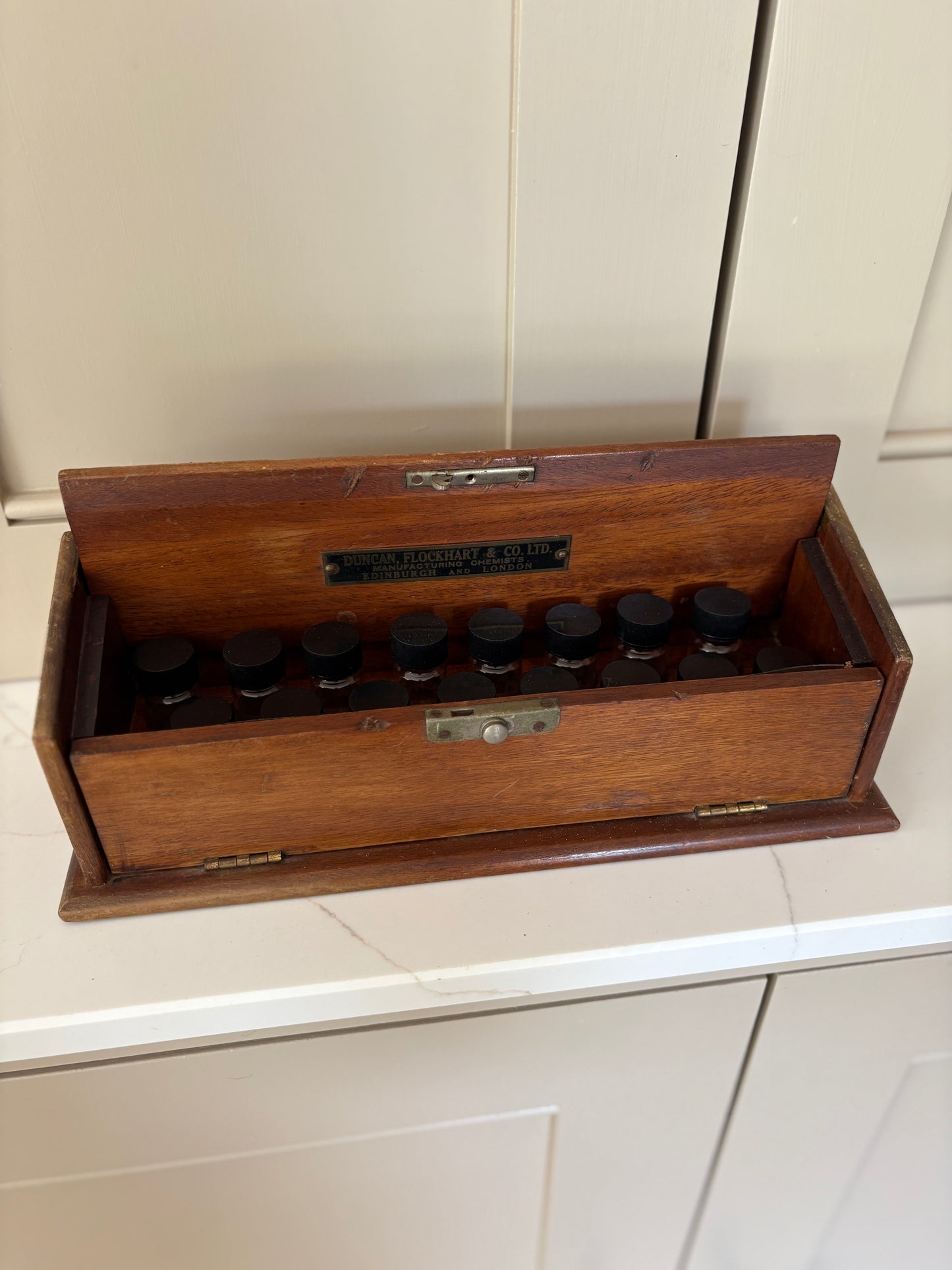 Vintage medical box supplies essence
