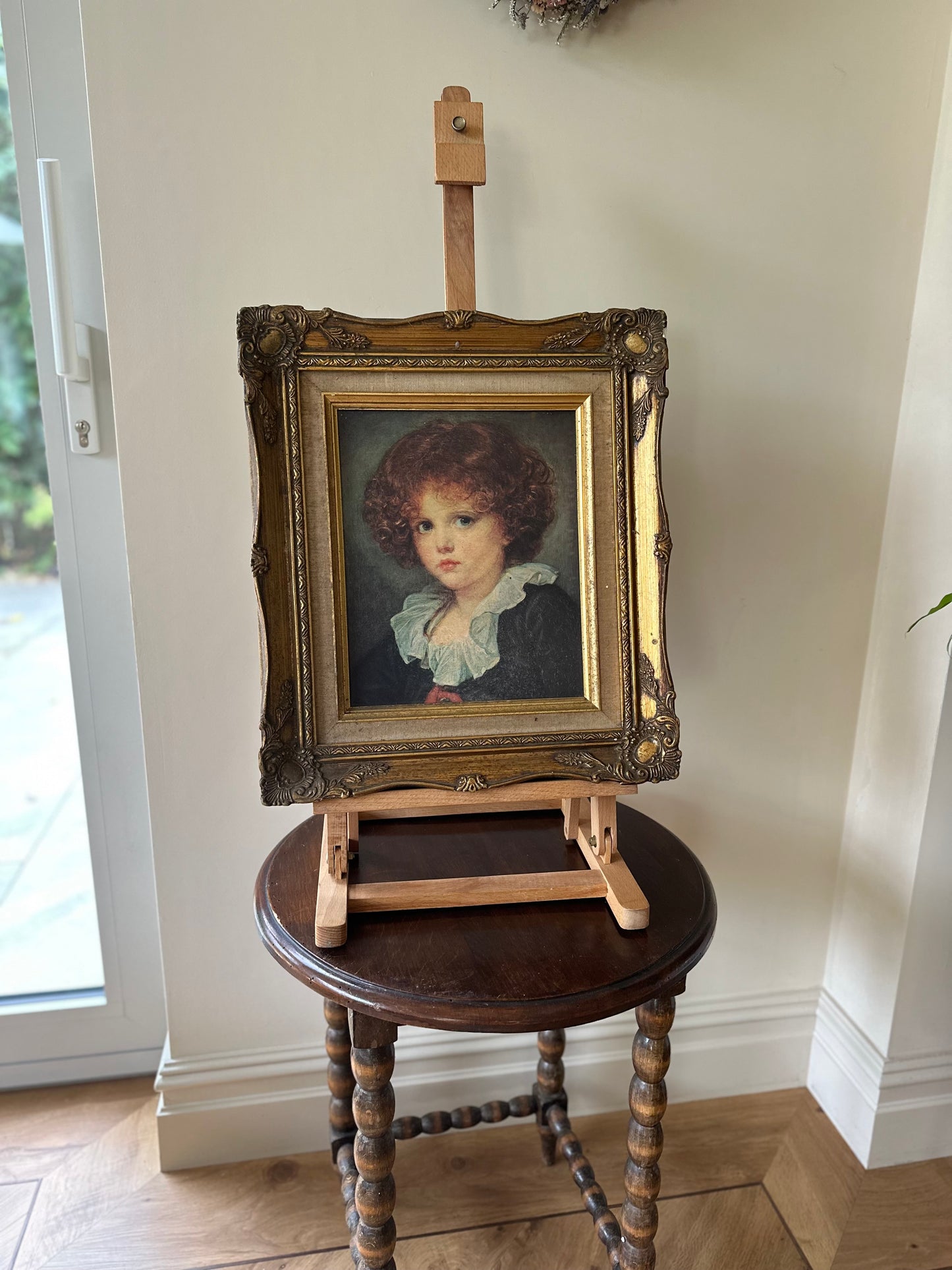 Ginger curls - vintage wall art