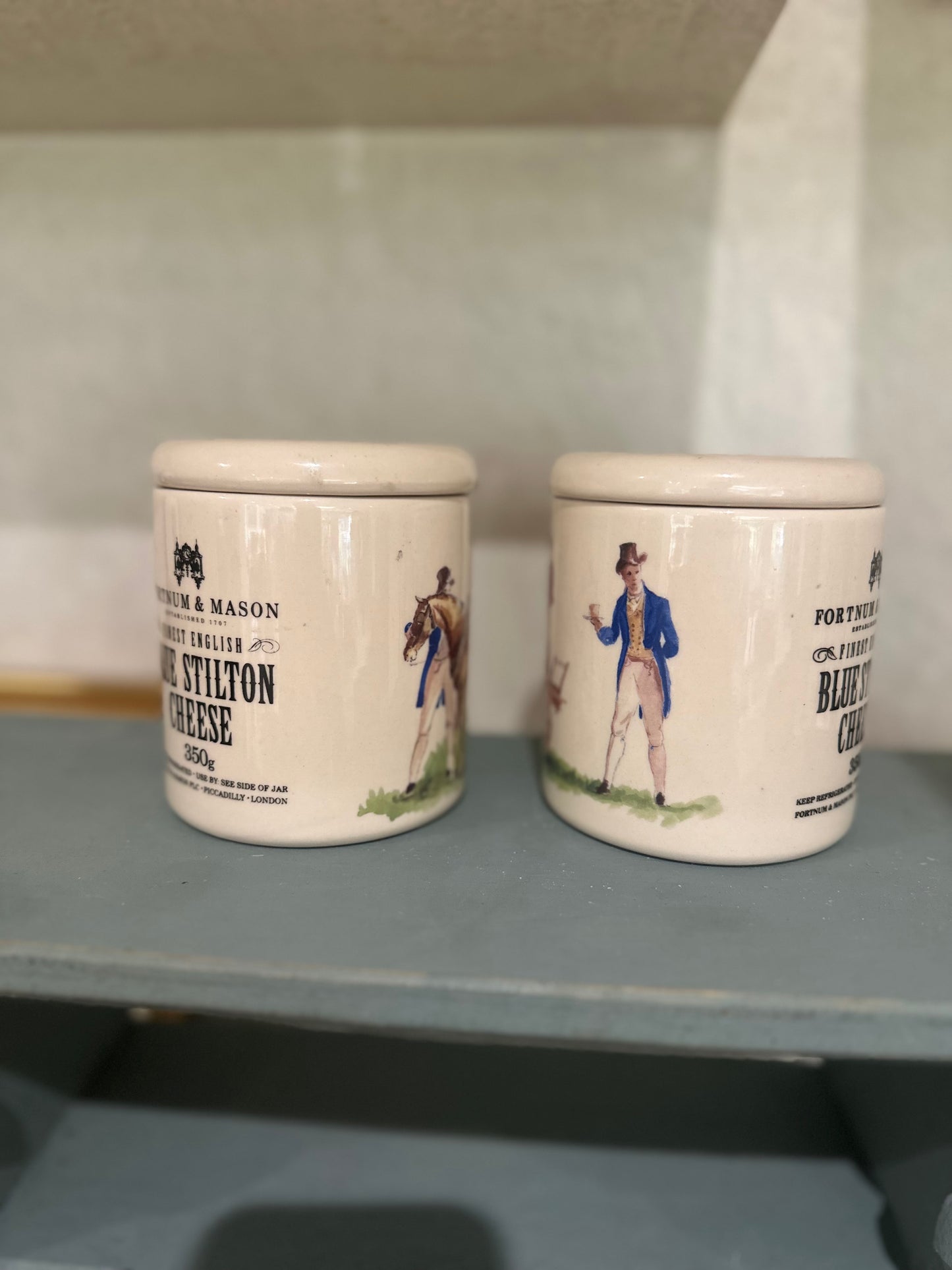 Rare vintage fortnum & mason lidded jars