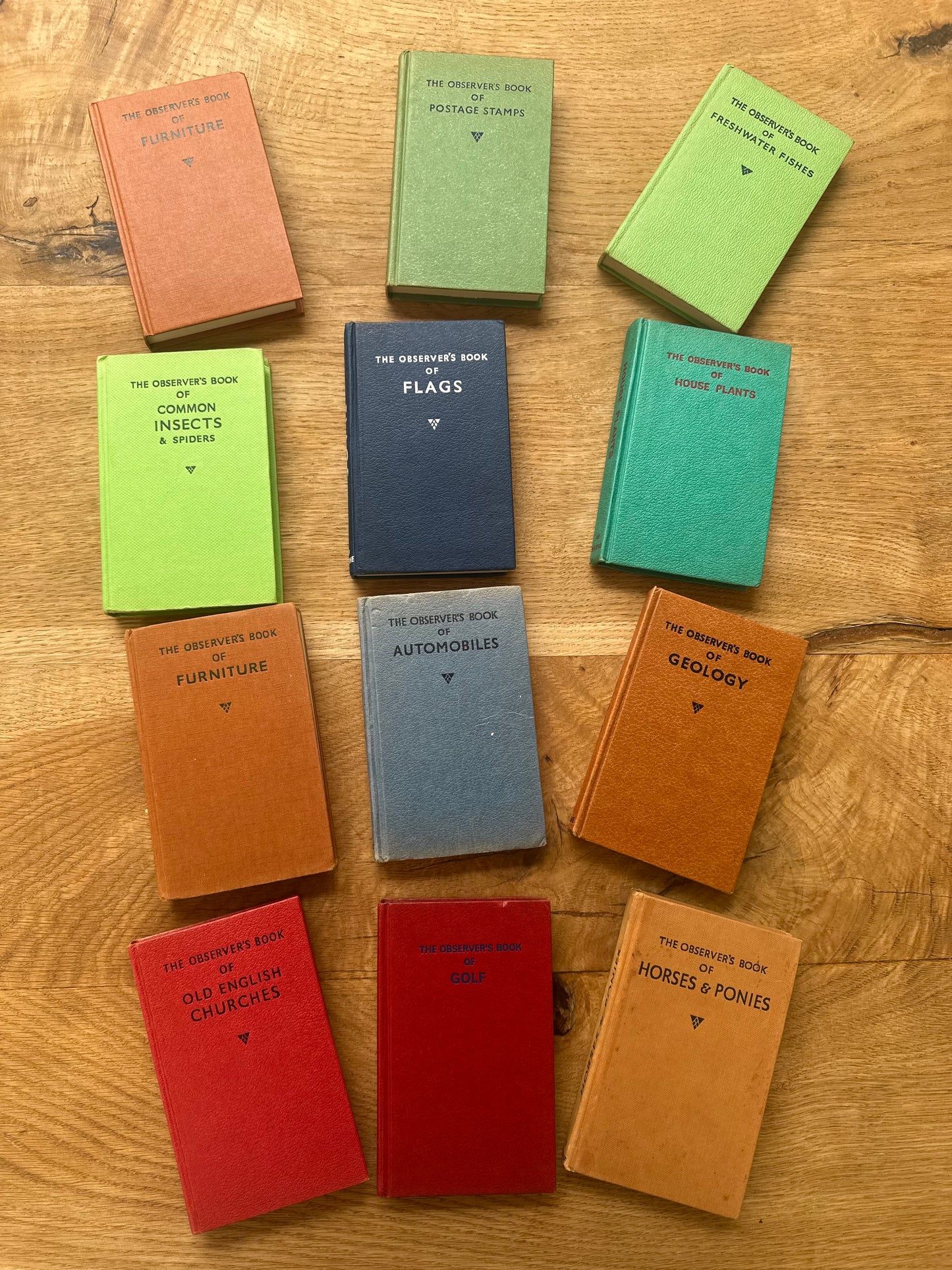 Vintage Observers books with covers