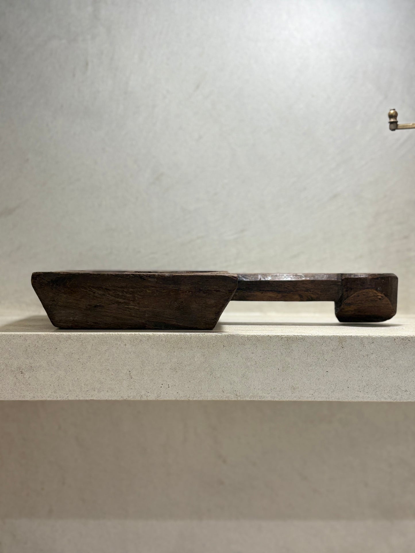 Indian massala dish scoop wooden