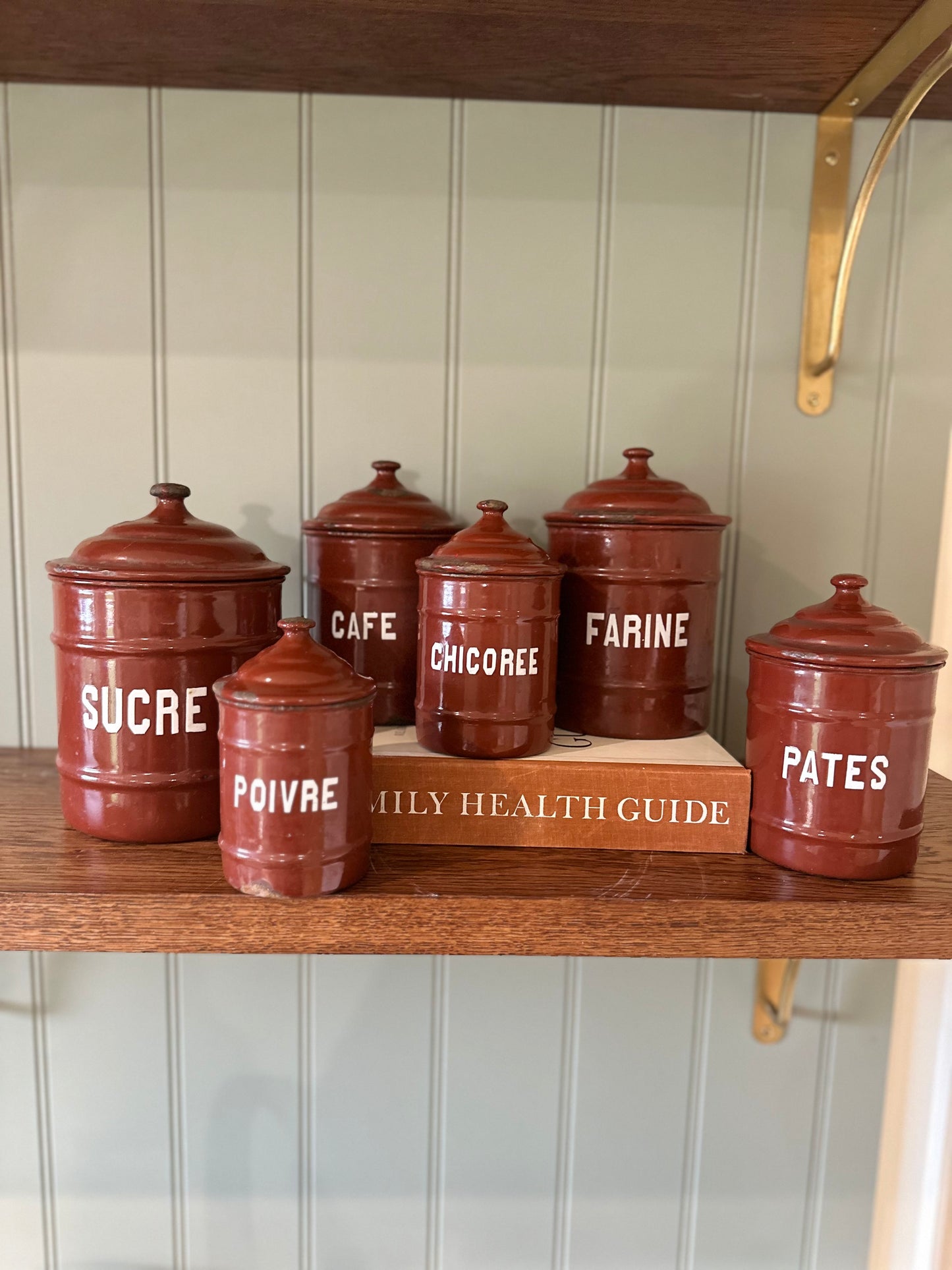 French container set kitchen vintage