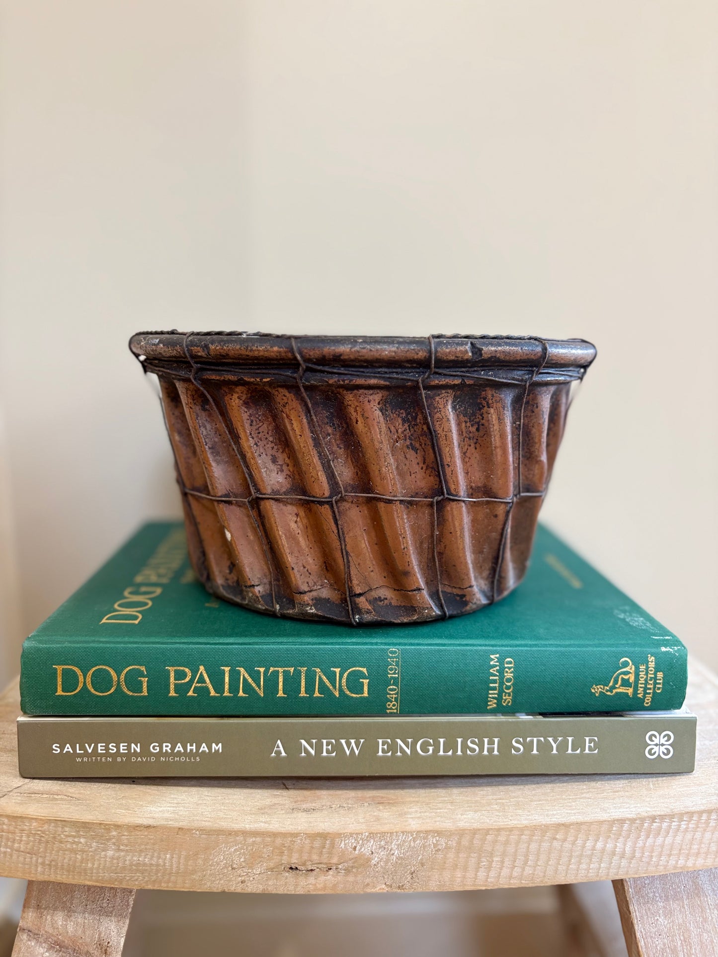 Vintage Italian flan dish