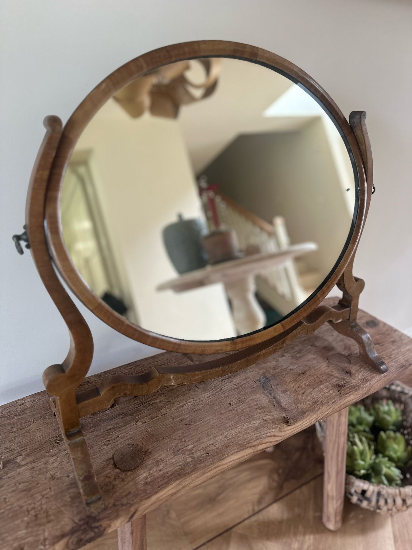 Victorian skeleton dressing table mirror πͺ