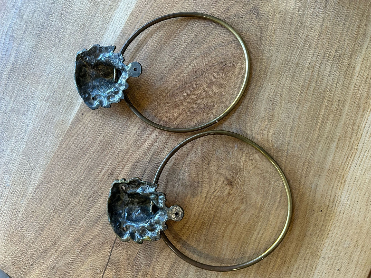 vintage brass lion 🦁 towel holder (1 unit)