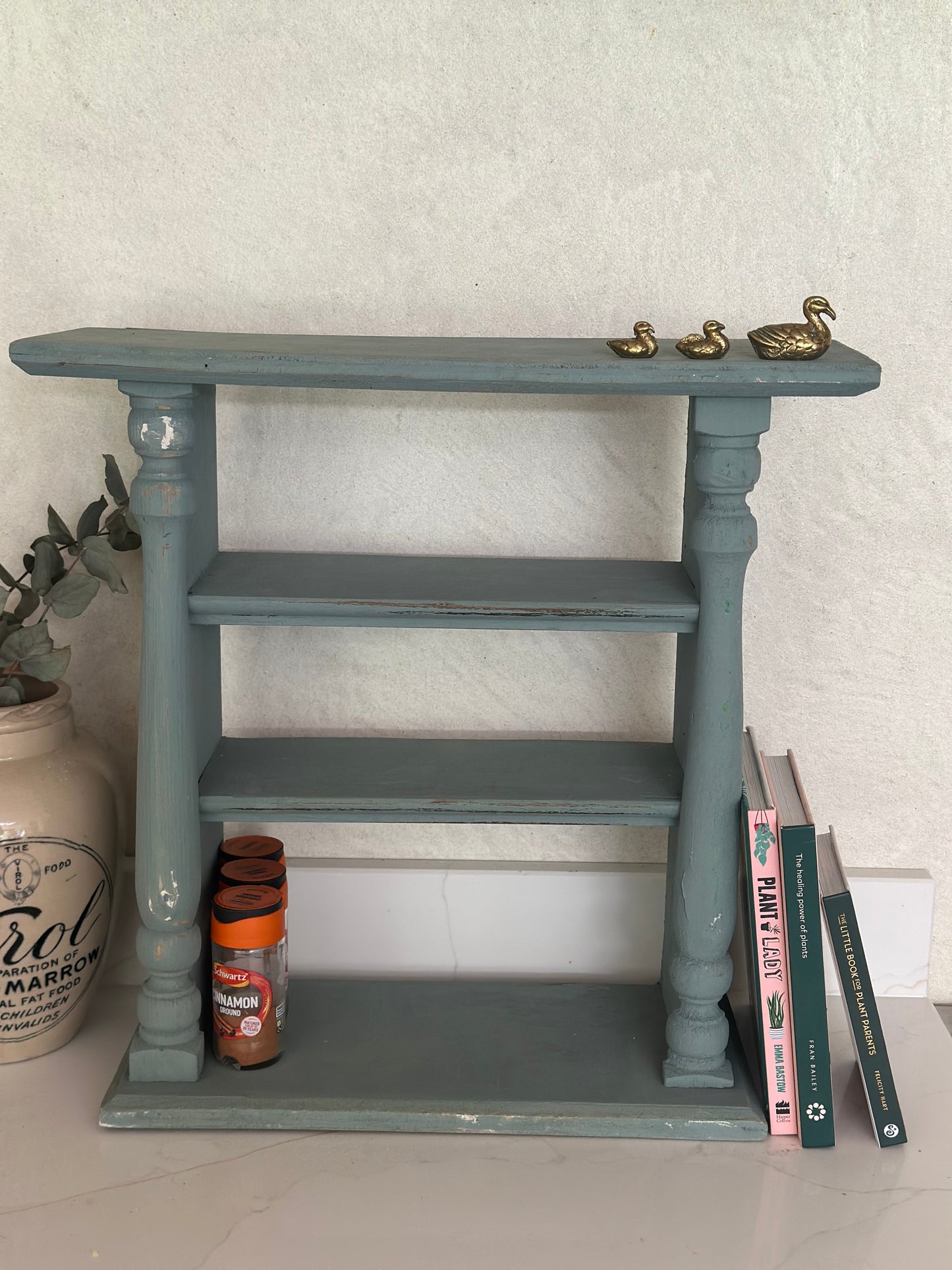3 little brass ducks ornamental