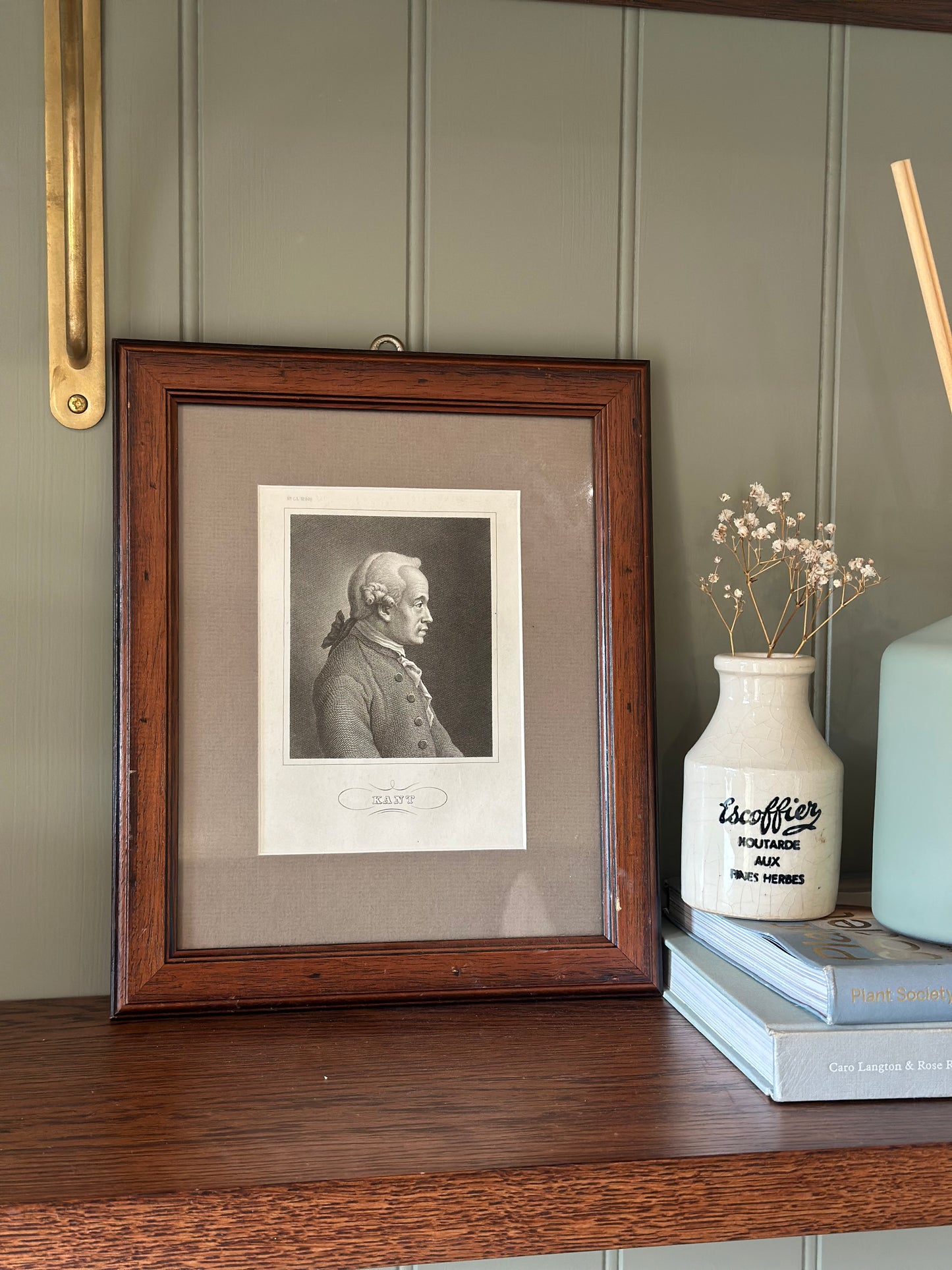Vintage frames print of German philosopher Kant
