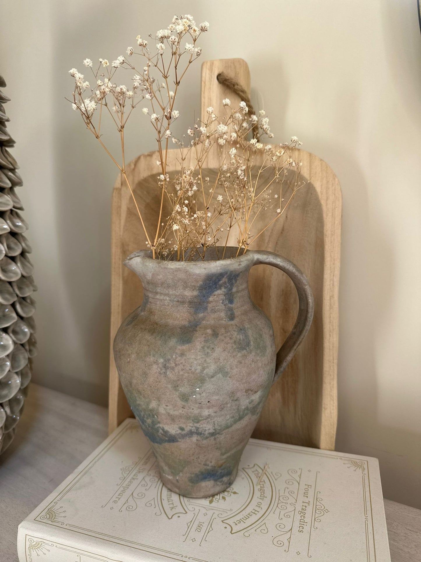vintage French jug vase medium size