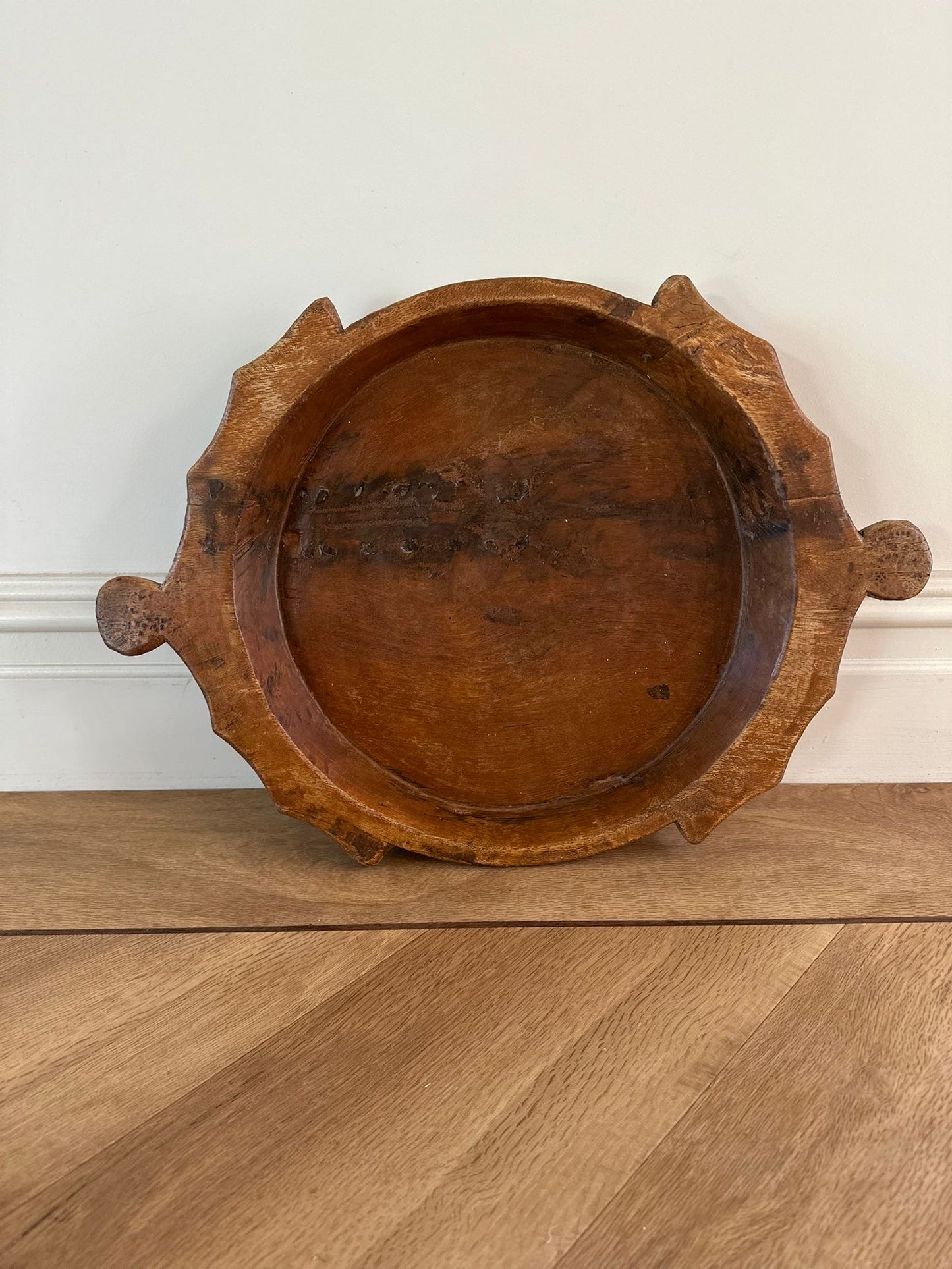 vintage Indian chapati dough bowl RARE