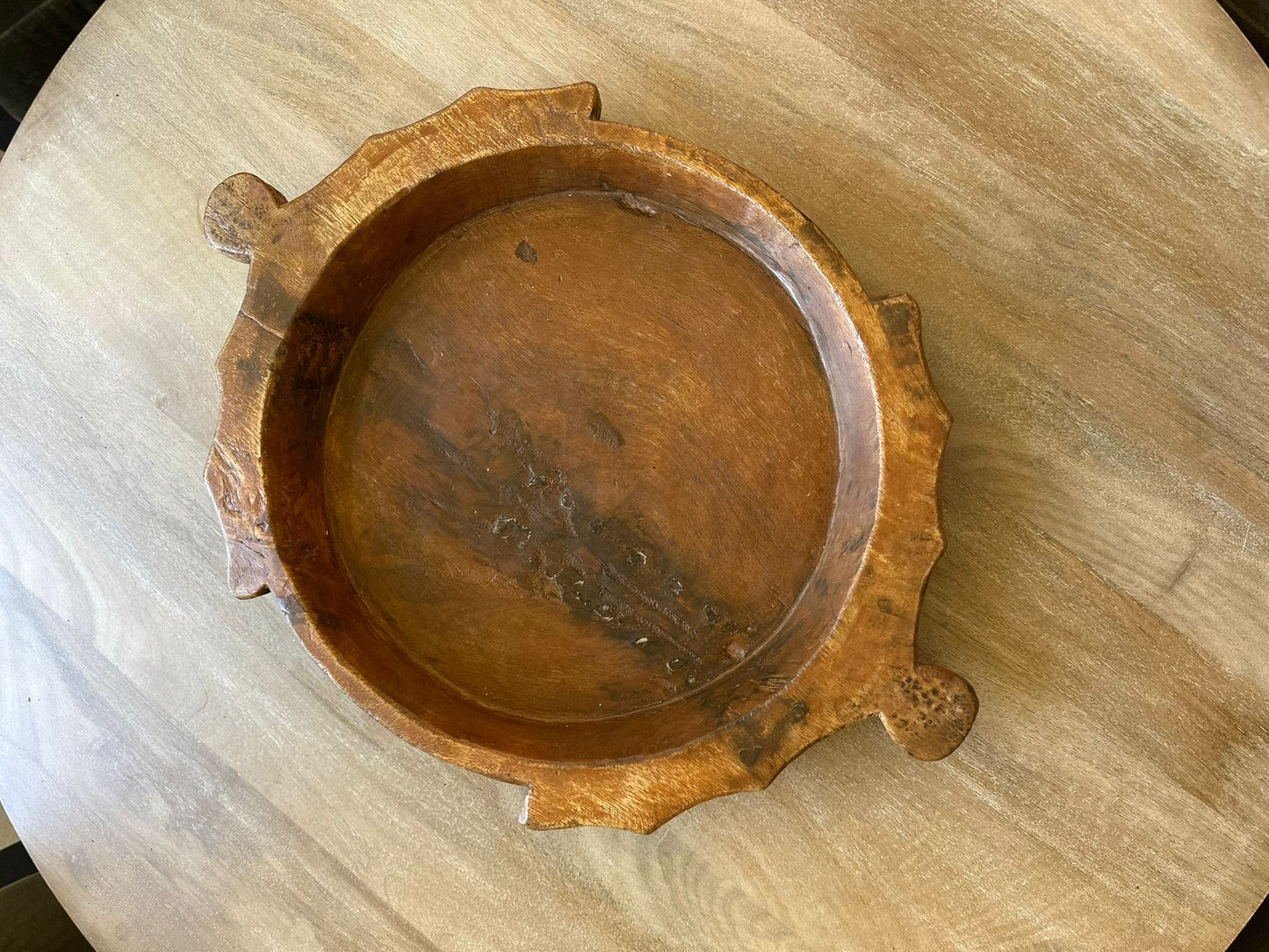 vintage Indian chapati dough bowl RARE
