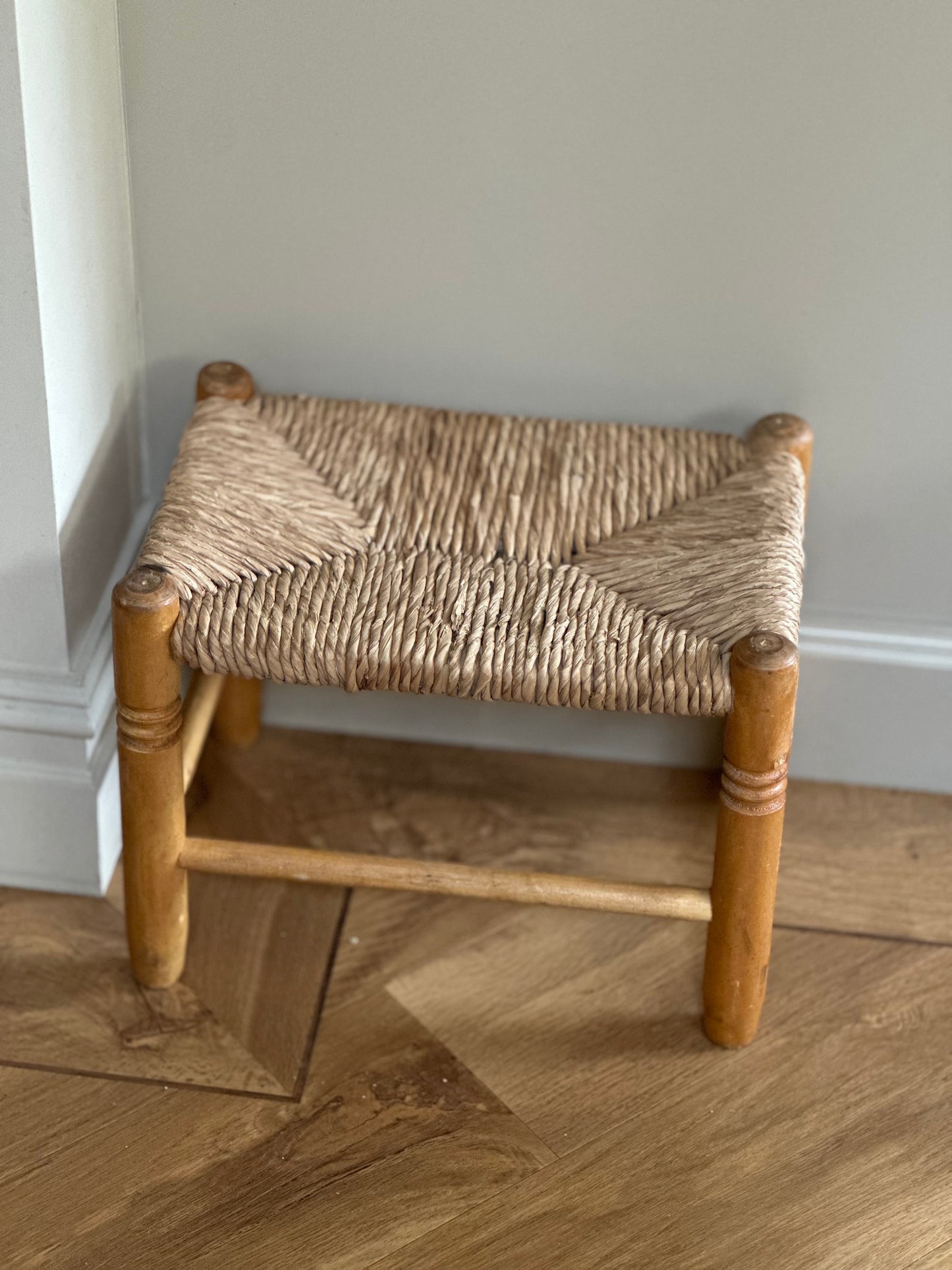 Vintage weave stool