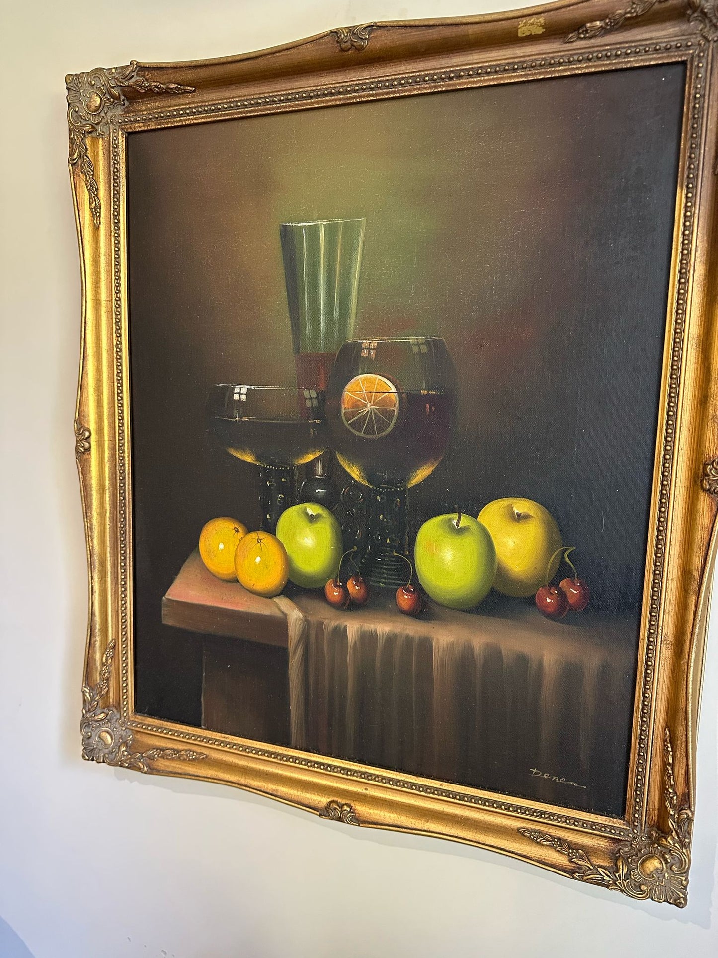 still life wall art signed painting 🖼️