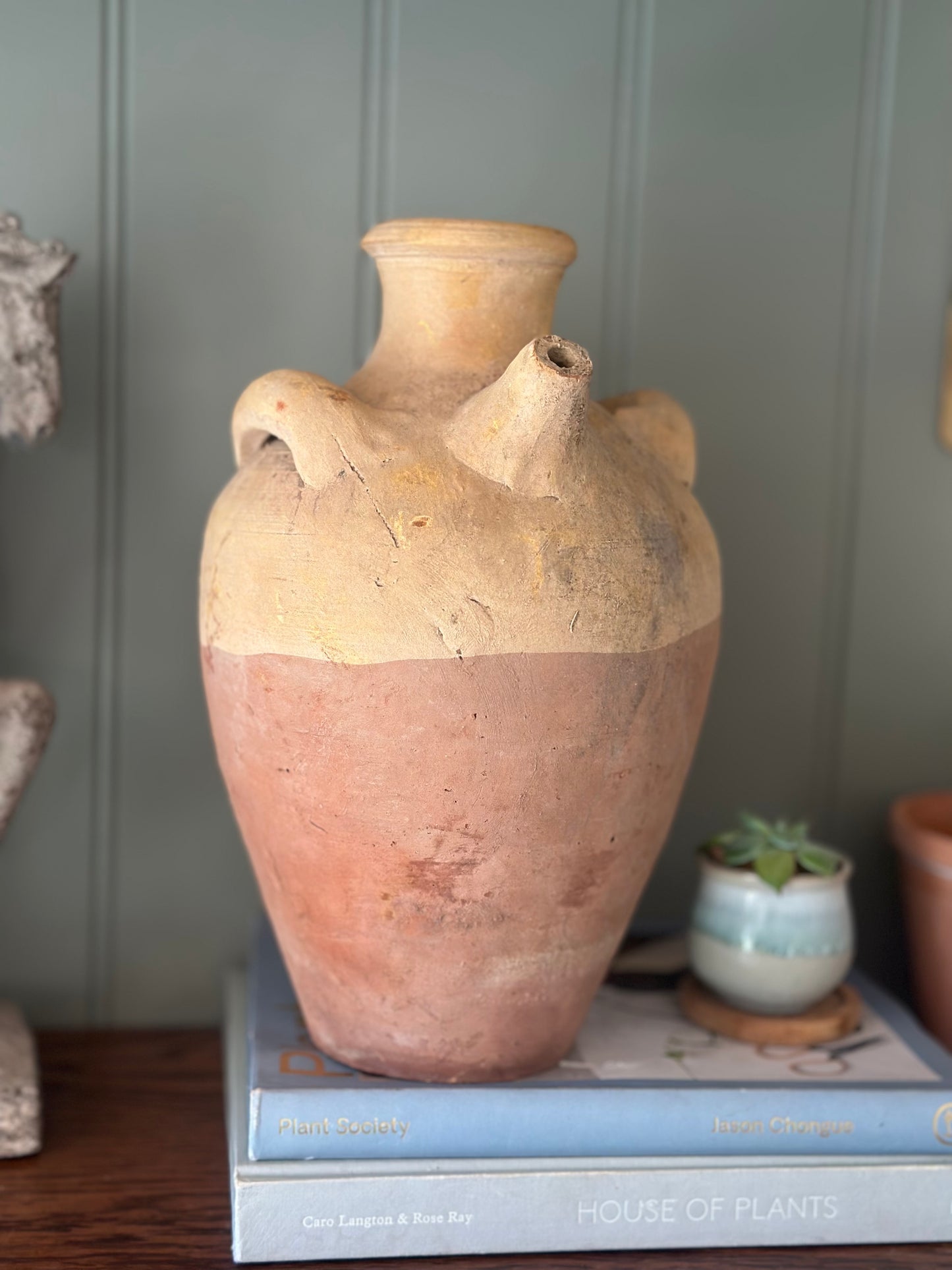 Turkish terracotta water jug