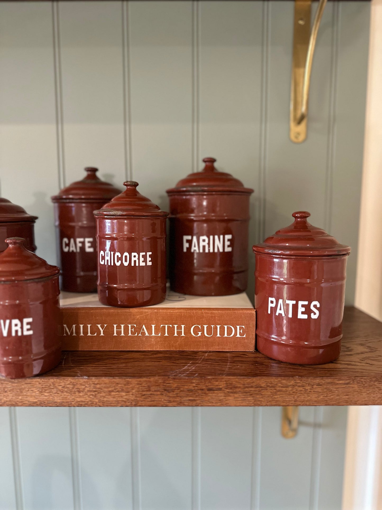 French container set kitchen vintage