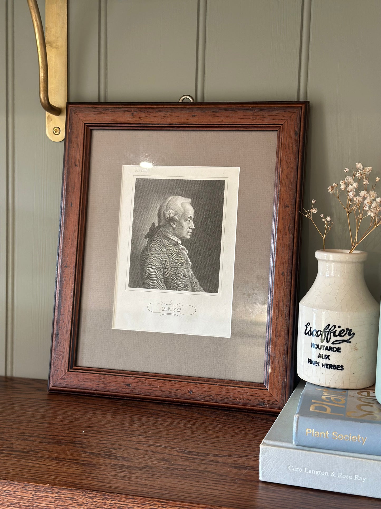Vintage frames print of German philosopher Kant