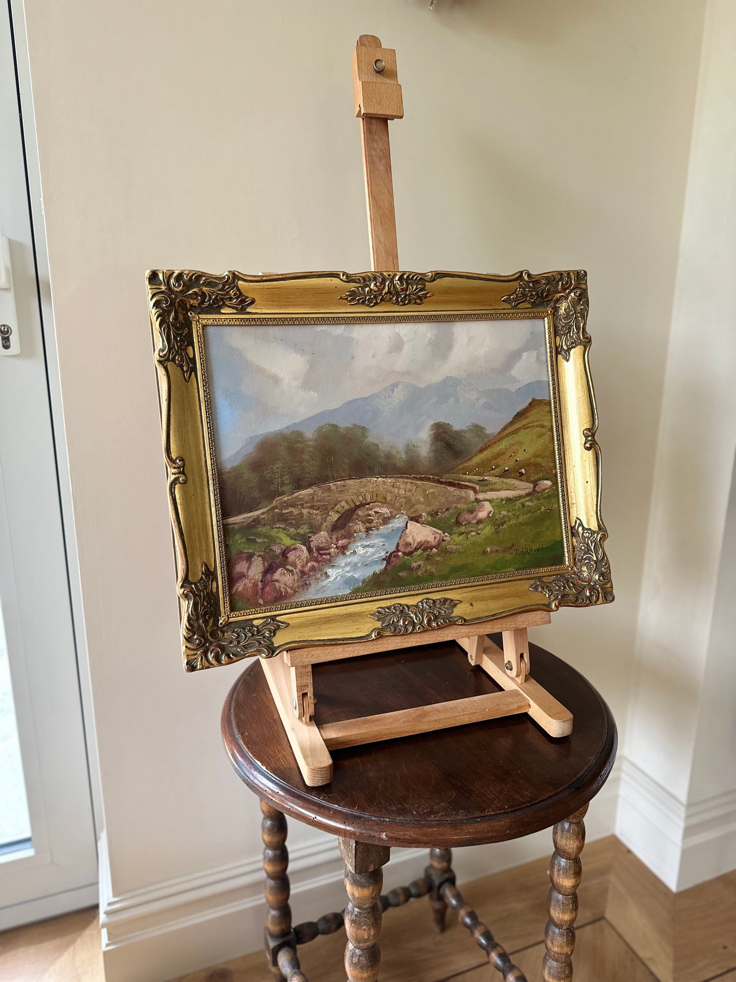 Jack r mould vintage oil painting - framed