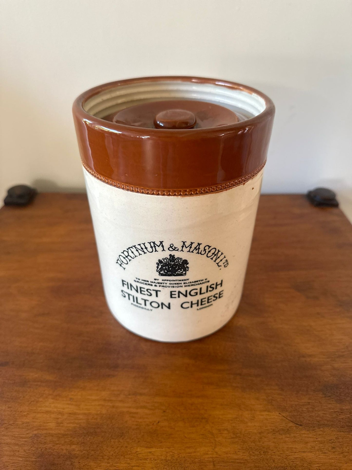 fortnum & Mason large biscuit jar vintage