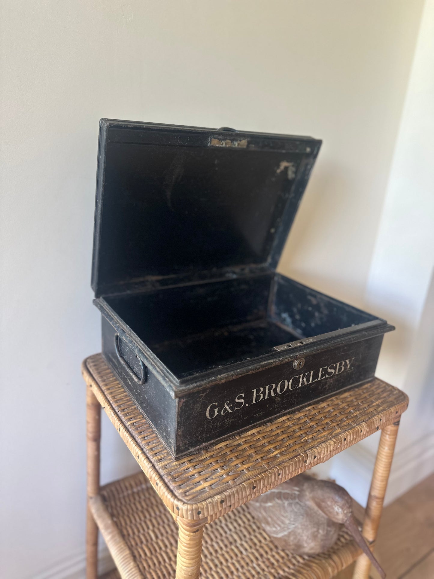 Vintage deed bank box