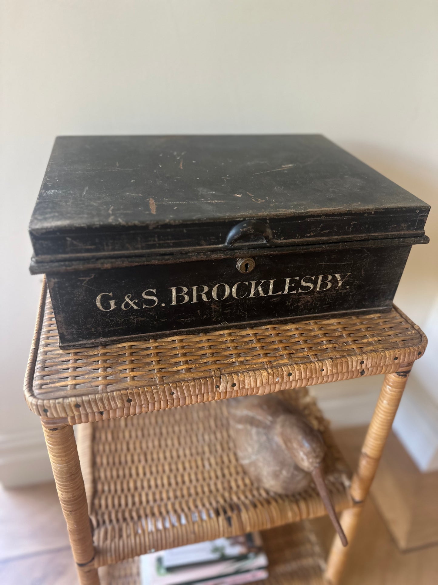 Vintage deed bank box