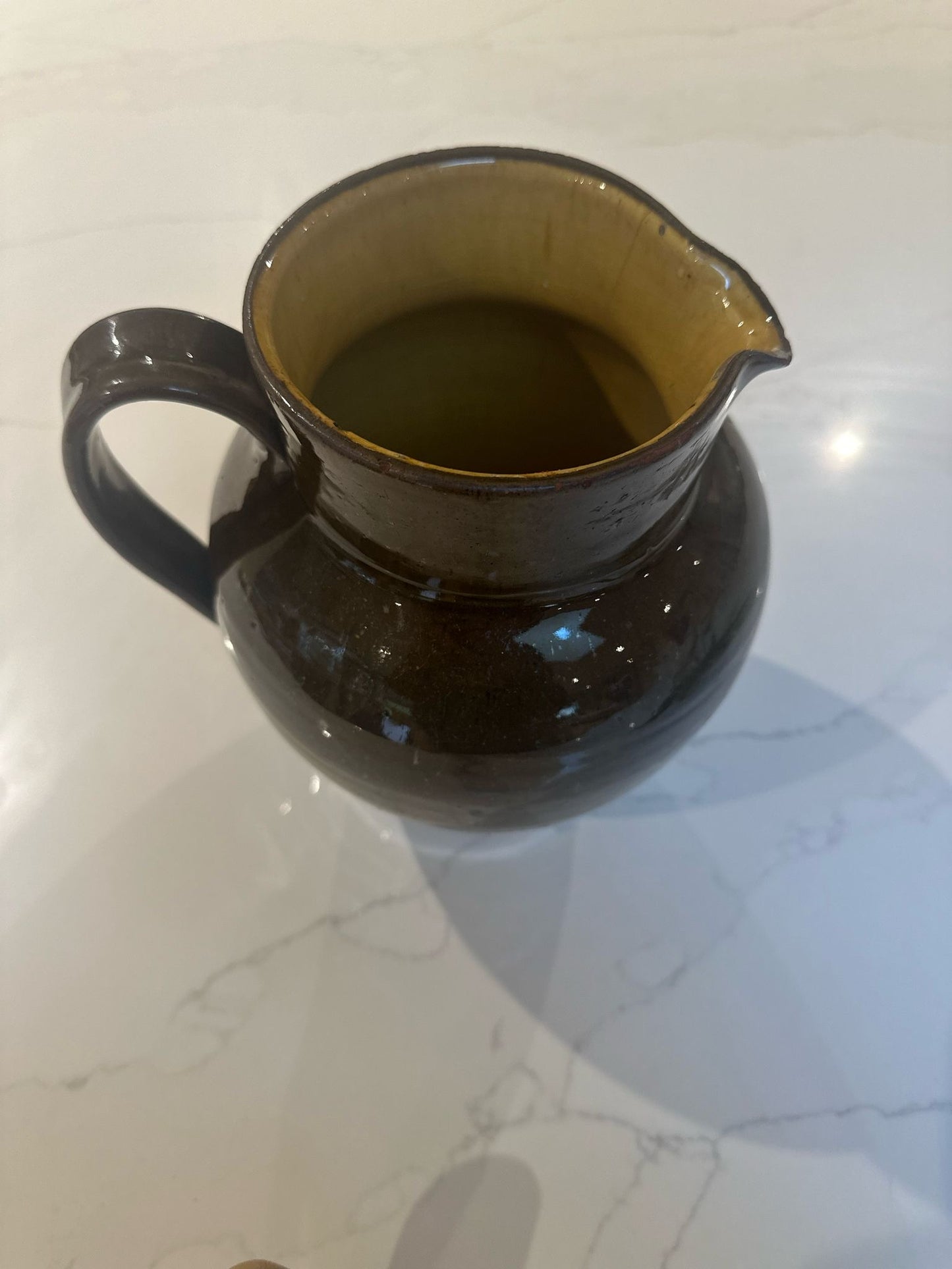 Vintage Brown glazed large jug