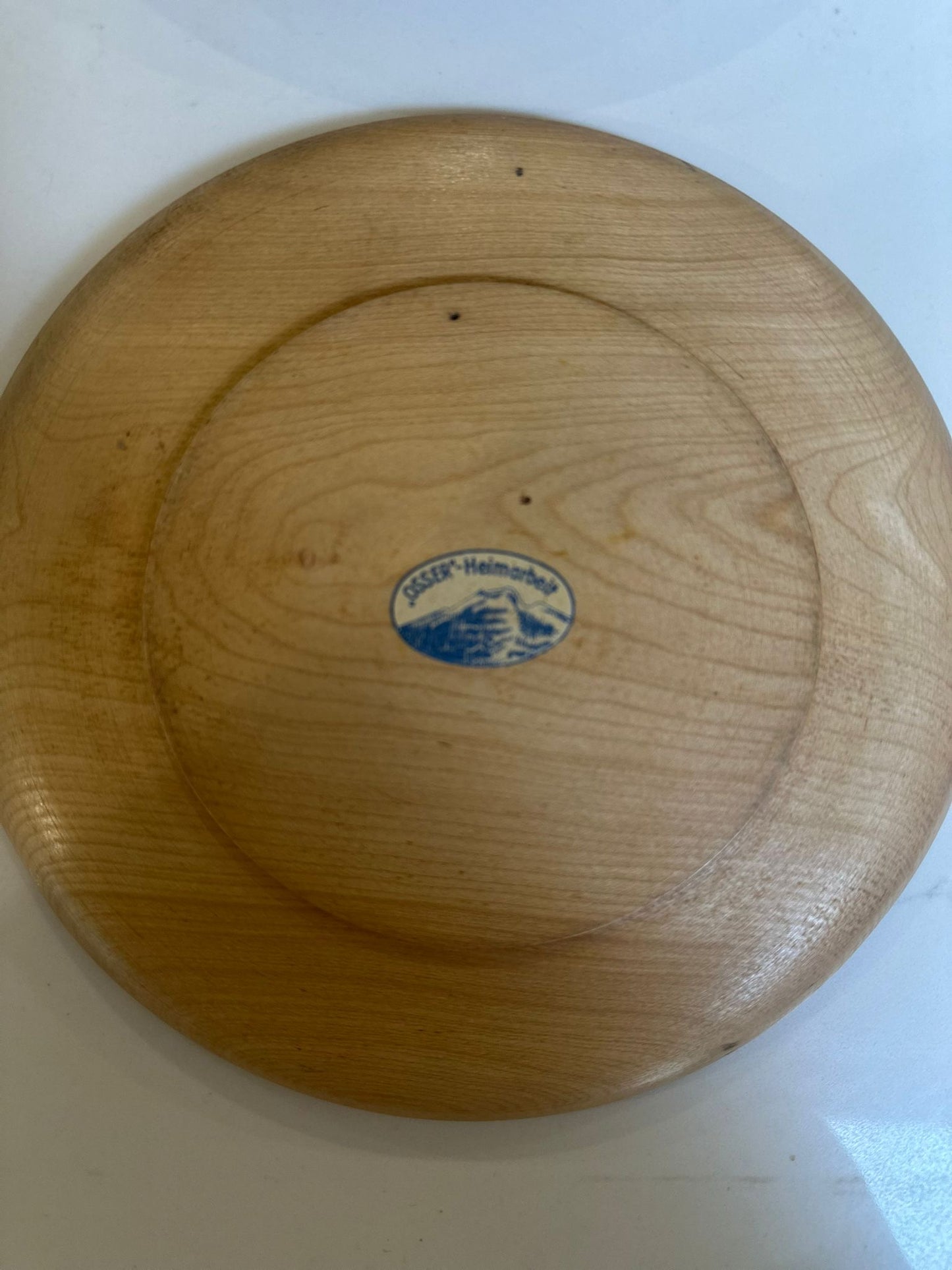 vintage Dutch hand painted wooden plates nursery