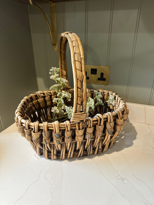 Unusual vintage shopping basket
