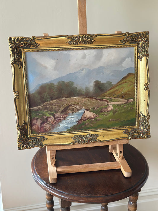 Jack r mould vintage oil painting - framed