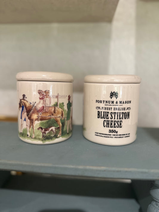 Rare vintage fortnum & mason lidded jars