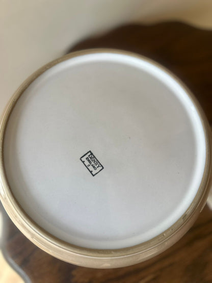 Denby vintage casserole covered dish pot with lid neutral style