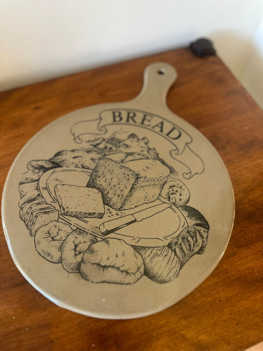 bread / cheese board vintage stoneware