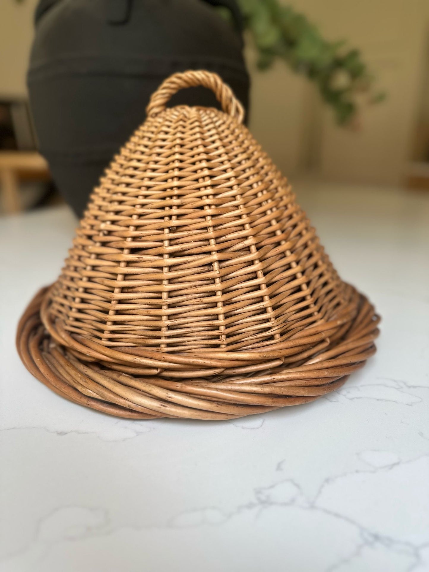 vintage wicker food cover picnic summer tablescape