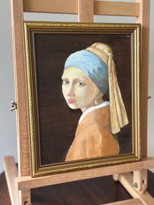 Vintage student piece painting - perfect for styling