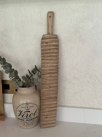 Vintage solid wood slim wash board