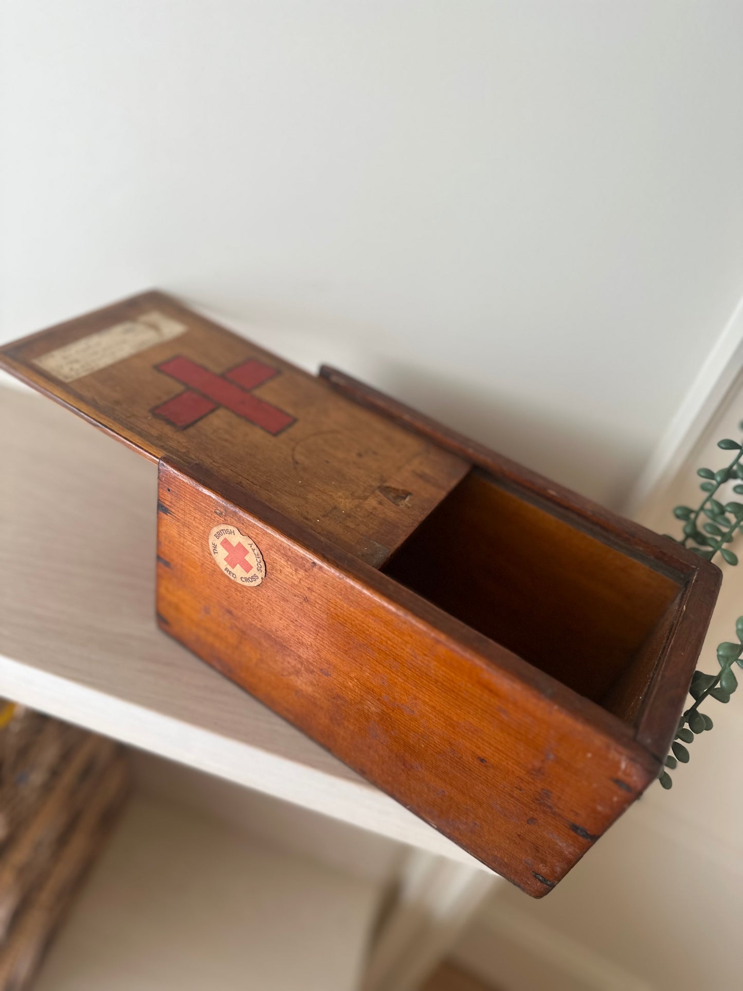 British Red Cross vintage medical box