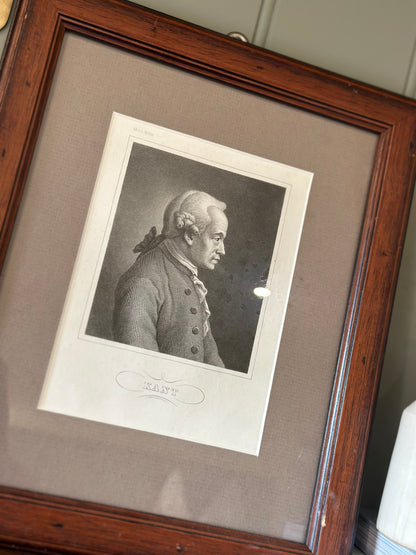 Vintage frames print of German philosopher Kant