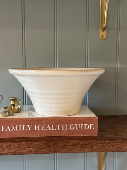 Mini dough bowl from France cream planter